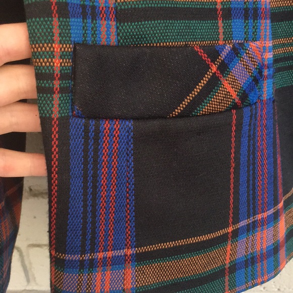 Vintage Plaid Henry Lee Blazer Size 16 - Picture 4 of 12